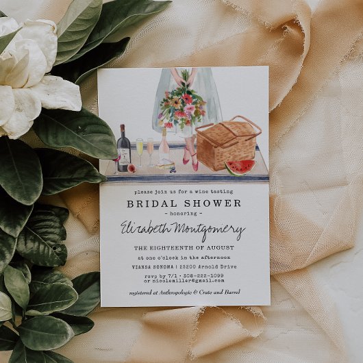 ワイエレガントン試飲 |ピクニックブライダルシャワー