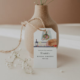 ワイエレガントン試飲 |ピクニックブライダルシャワー ギフトタグ