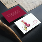 ワイエレガントン赤と白ダンスイベントコーディネーター 名刺