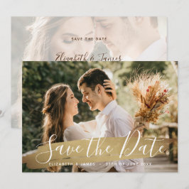 ワイエレガントン金ゴールド2 Photo Save The Date 結婚's セーブザデート