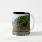 ワイエール滝インワイルクリバー州パーク ツートーンマグカップ (正面右)