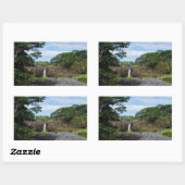 ワイエール滝インワイルクリバー州パーク 長方形シール (シート)