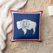 ワイオクールミング国旗の州 クッション (ブランケット)