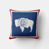 ワイオクールミング国旗の州 クッション (裏面)