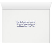 ワイオミンクリスマスカードからのスノーウィービレッジ (内部横(下))