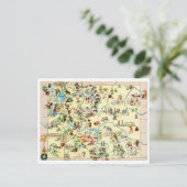 ワイオミングおもしろいはがき ポストカード (スタンド正面)