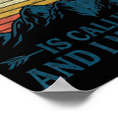 ワイオミングが電話してきて行かなきゃ ポスター (角)