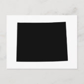 ワイオミングのお知らせへの独自の移行の作成 ポストカード (正面)