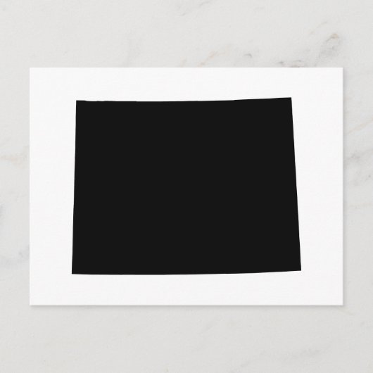 ワイオミングのお知らせへの独自の移行の作成 ポストカード (正面)