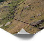 ワイオミングのデビルズタワー国定記念碑 ポスター (角)