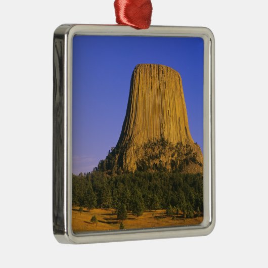 ワイオミングのデビルズタワー国定記念碑 メタルオーナメント (右)