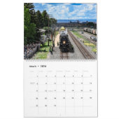 ワイオミングのビッグボーイ4014 カレンダー (3月 2026)