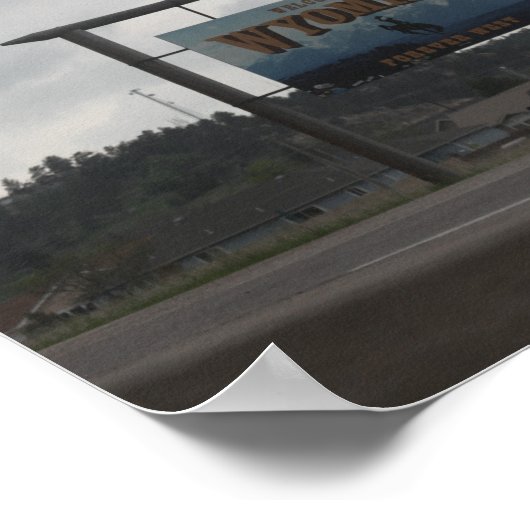 ワイオミングのポスターへようこそ ポスター (角)