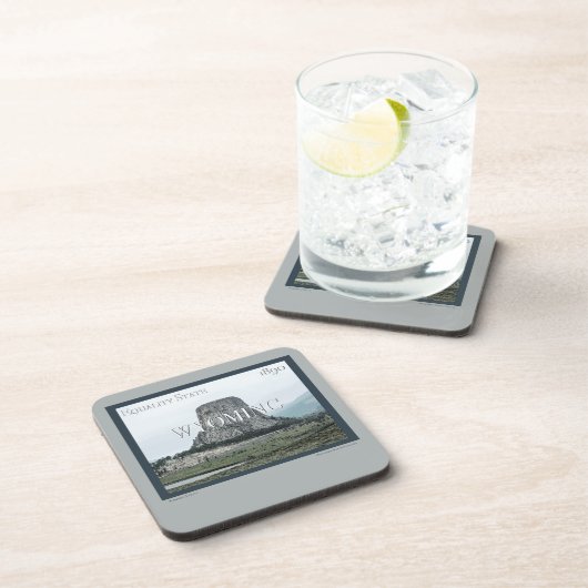 ワイオミングのポスター コースター (右側)