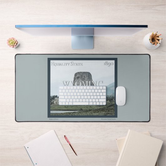 ワイオミングのポスター デスクマット (オフィス1)