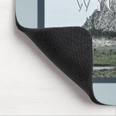 ワイオミングのポスター マウスパッド (コーナー)