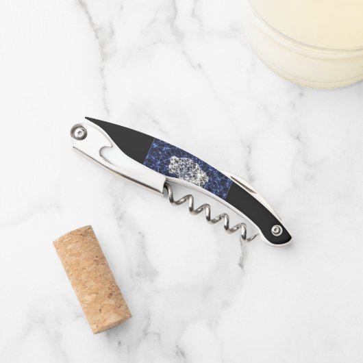 ワイオミングのマップ、ポリゴンメッシュのラインマップ ソムリエナイフ (正面)