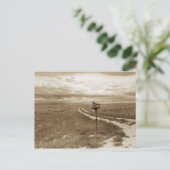 ワイオミングの孤独なメールボックス ポストカード (スタンド正面)