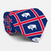 ワイオミングの州の旗のデザイン ネクタイ (ロール)
