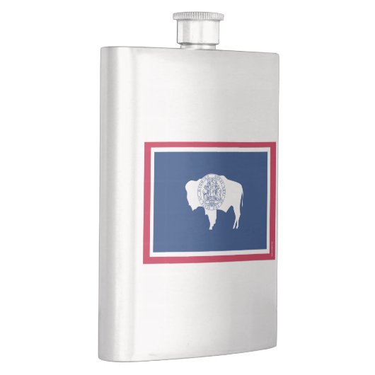 ワイオミングの州の旗 フラスク (右)