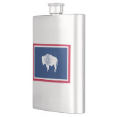 ワイオミングの州の旗 フラスク (左)