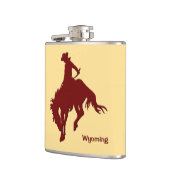 ワイオミングの強く反対する馬 フラスク (左)