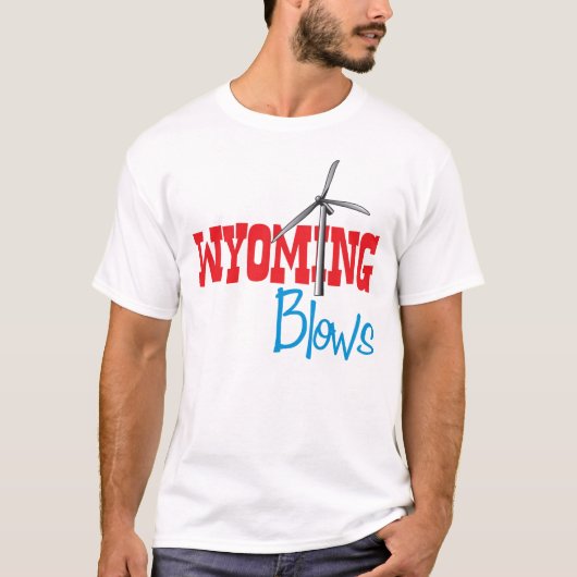 ワイオミングの打撃のスタイル2 Tシャツ (正面)