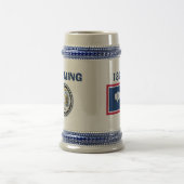 ワイオミングの旗ビールステイン ビールジョッキ (中央)