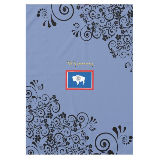 ワイオミングの旗 テーブルクロス (正面)