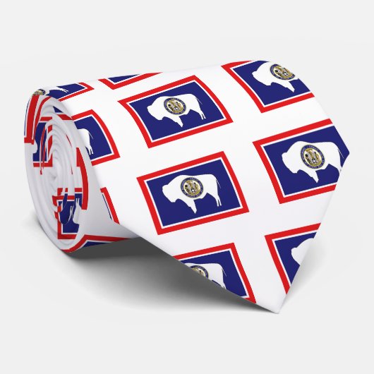 ワイオミングの旗 ネクタイ (ロール)