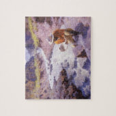 『ワイオミングの金採り』リーハイ（Leigh）作 ジグソーパズル (縦)