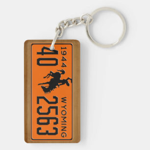 ワイオミングの1944年のヴィンテージのナンバープレートKeychain キーホルダー