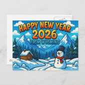 ワイオミングはがき ポストカード (正面/裏面)