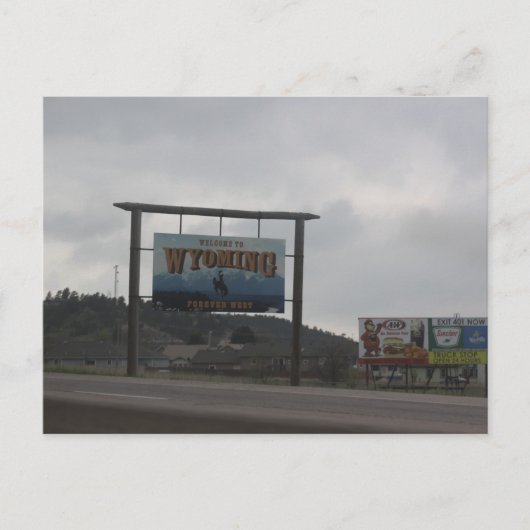 ワイオミングはがき ポストカード (正面)