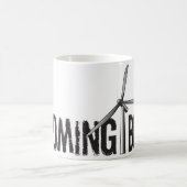ワイオミングはマグ2を吹きます コーヒーマグカップ (中央)