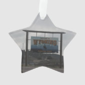 ワイオミングへようこそ オーナメント (裏面)