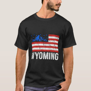 ワイオミングをする Tシャツ