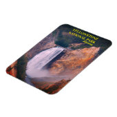 ワイオミングイエローストーン国立公園の下位秋 マグネット (左側)