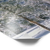 ワイオミングイエローストーン国立公園の冬 フォトプリント            (角)