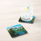 ワイオミンググランドテトンマウンテンズ抽象芸術 コースター (右側)