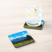 ワイオミンググランドテトンマウンテンズ抽象芸術 コースター (右側)