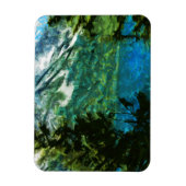 ワイオミンググランドテトンマウンテンズ抽象芸術 マグネット (縦)