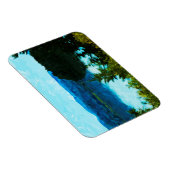 ワイオミンググランドテトンマウンテンズ抽象芸術 マグネット (右側)