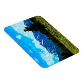 ワイオミンググランドテトンマウンテンズ抽象芸術 マグネット (右側)