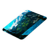 ワイオミンググランドテトンマウンテンズ抽象芸術 マグネット (左側)