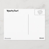 ワイオミングシカ ポストカード (裏面)