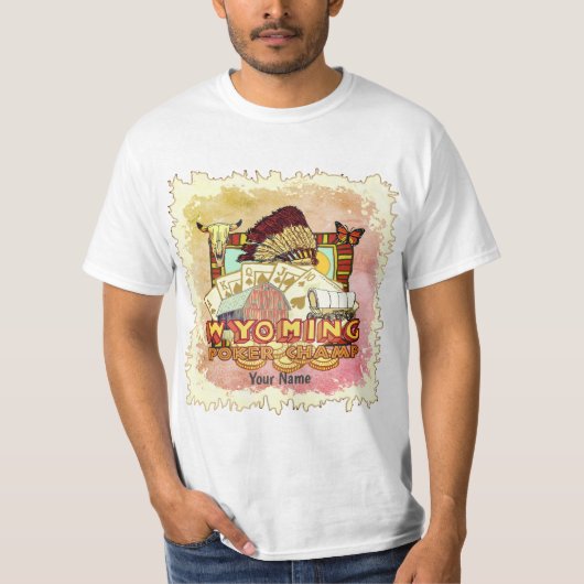 ワイオミングポーカー Tシャツ (正面)