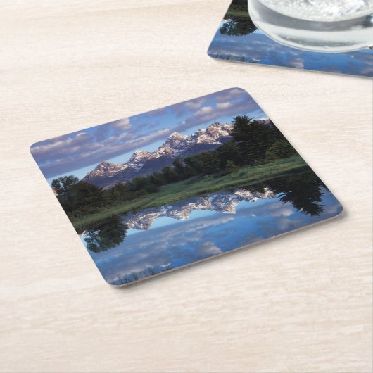 ワイオミングランドテトン国立公園4 スクエアペーパーコースター (アングル)