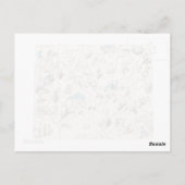 ワイオミングヴィンテージ写真マップアンティーク州グラフ ポストカード (裏面)