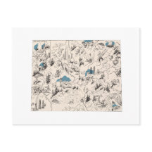 ワイオミングヴィンテージ写真マップアンティーク州グラフ